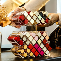 Fish Shape Lipstick Holder Organizer Clear 10 G