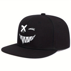 Men's Cartoon Mouth Eye Embroidered Baseball Cap