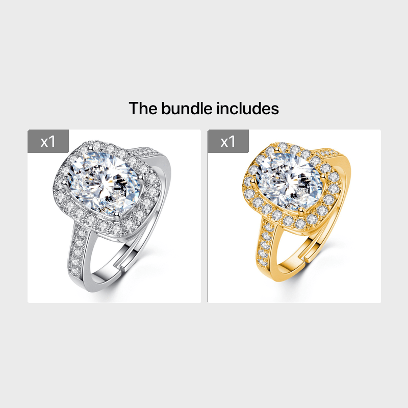 Zircon Wedding Women's Open Ring