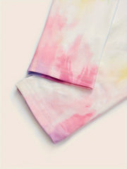 Tie Dye Casual Yoga Pants Elastic Waist Women's Activewear