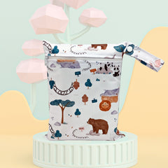 Printed Waterproof Diaper Bag Washable Travel Bag Storage Bag