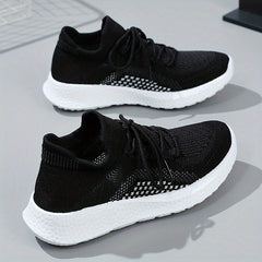 Women's Breathable Walking Shoes Lace Up Lightweight Sports Shoes