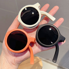 Children's Foldable Sunglasses Girls Summer Beach Photography Sunglasses