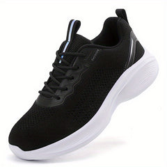 Men's Lightweight Woven Running Shoes Breathable Outdoor Sports Shoes