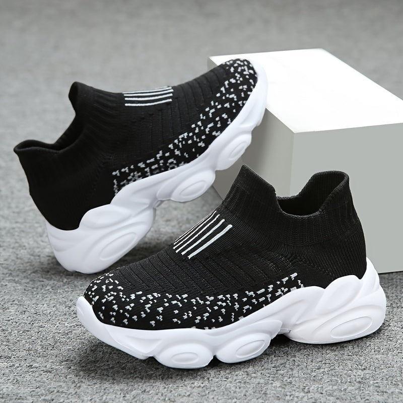 Girls Casual Sock Shoes Knit Lightweight Comfy Sneakers