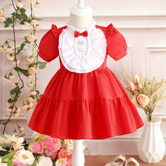 Baby Girl Palace Style Puffy Princess Christmas Dress