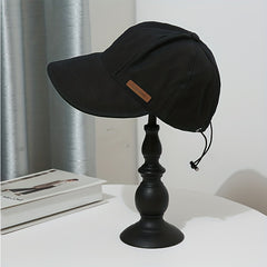 Summer UV Protection Sun Hat Solid Cotton Beach Visors Lightweight Fisherman Hat