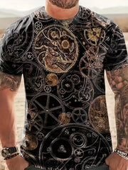 Men's Gear Graphic T Shirt for Outdoor Activities