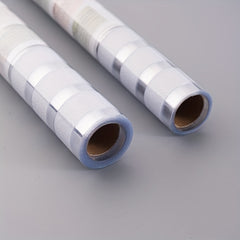 Striped Frosted Glass Window Sticker Insulation Film