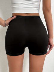 Wineglass Print Shorts Casual Slim Fit Women's Summer Shorts