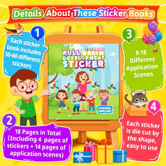 Fun Sticker Books for Toddlers - Activity Bo