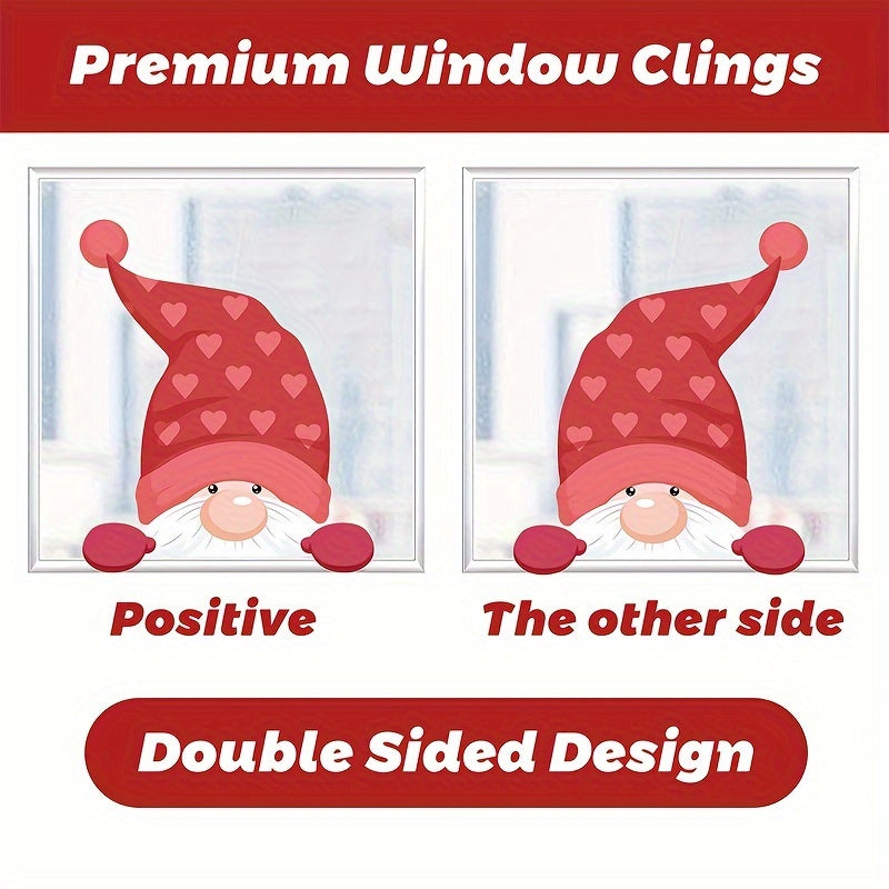 Heart Tree Window Clings Double Sided Decor for Valentines Home