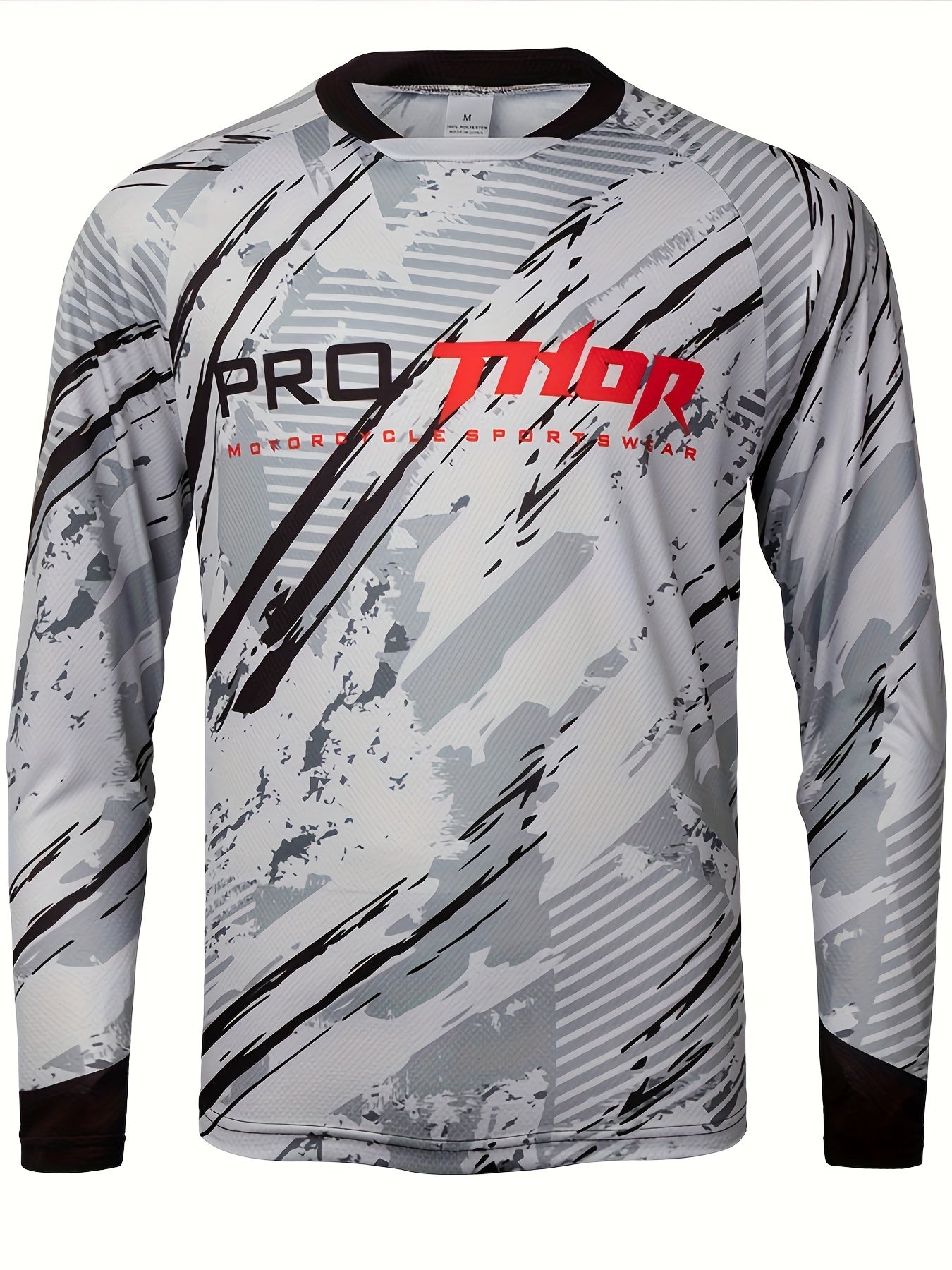 Men's Long Sleeve Motorcycle Off Road T Shirt Quick Drying Outdoor Top