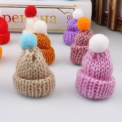 1pc Mini Woolen Hat DIY Small Hat Halloween Christmas Party Decors
