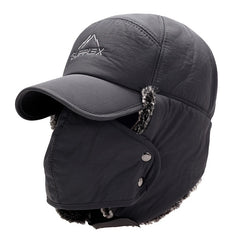 Thickened Velvet Trapper Hat Windproof Warm Hat