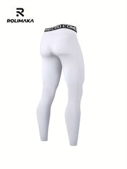 Quick Dry Men's Sports Suit: Moisture Wicking Compression Top & Leggings