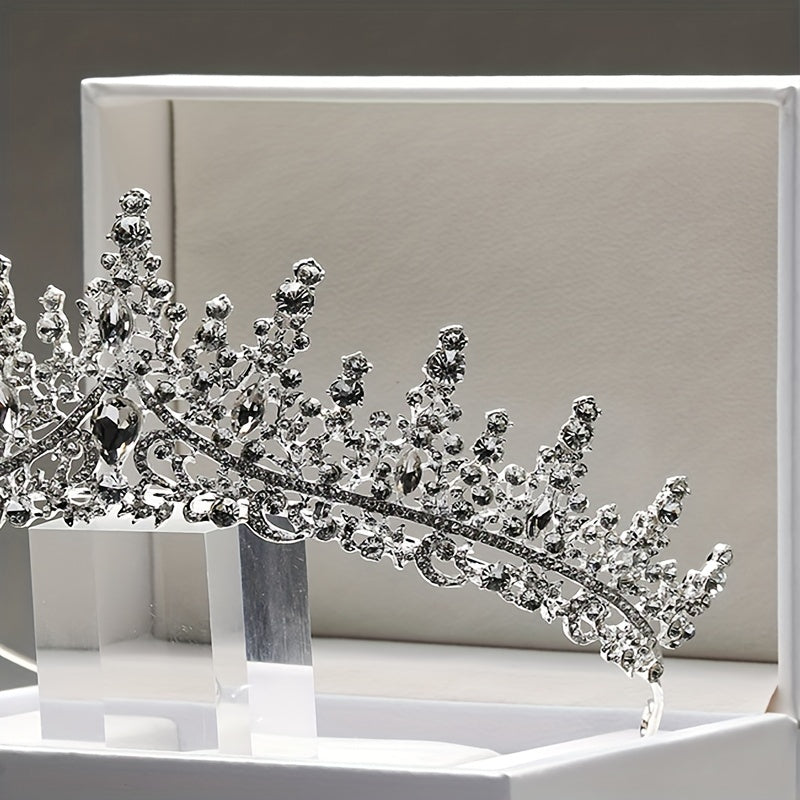 Baroque Classic Crystal Headband Crown Bridal Wedding Accessories