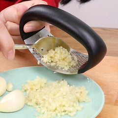 Stainless Steel Garlic Press Crusher Manual Garlic Mincer Chopping Tool