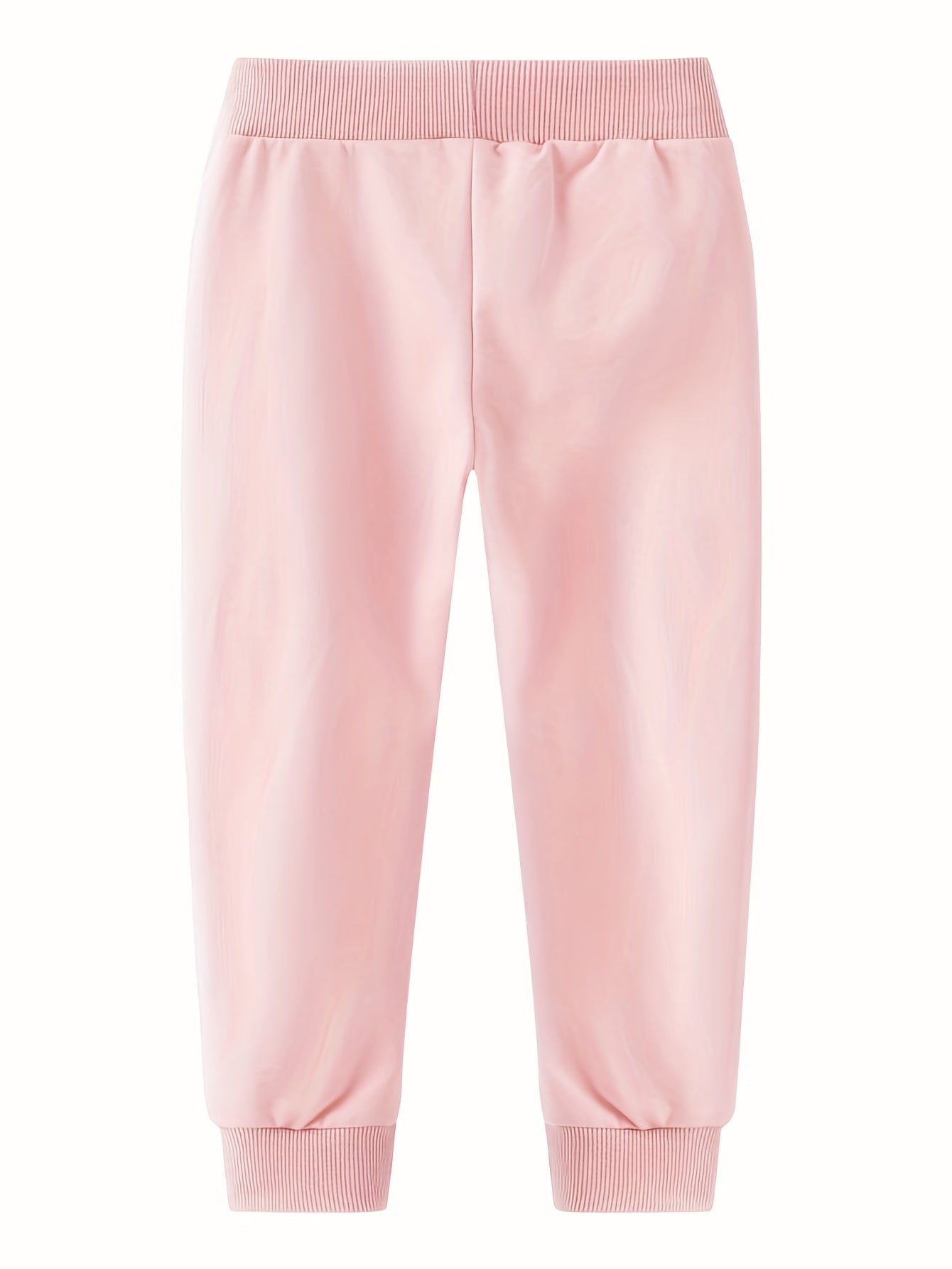 Girls Excavator Printed Capris Pants Elastic Waist Soft Cotton Casual