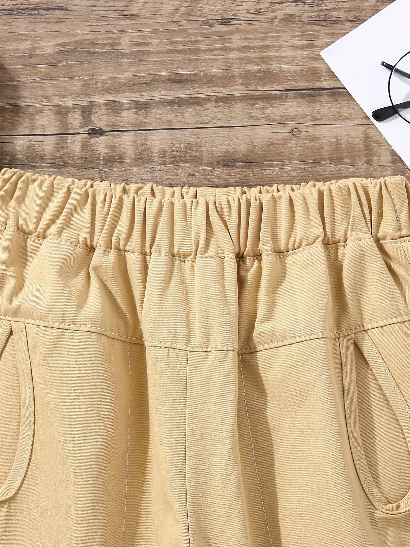 Boys Casual Thin Cotton Elastic Waist Shorts Kids Summer Clothes