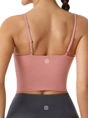 Pink Yoga Fitness Sports Tank Top Women's Activewear