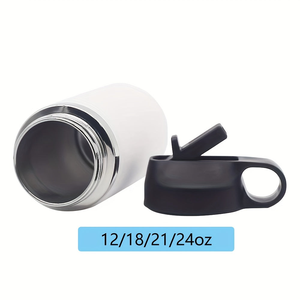 Water Bottle Lid w/ Silicone Brush for Insulated Cup Standard Mouth