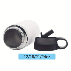 Water Bottle Lid w/ Silicone Brush for Insulated Cup Standard Mouth