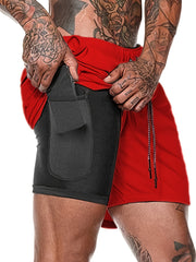 Men's Running Shorts Quick Dry Breathable Sports Shorts
