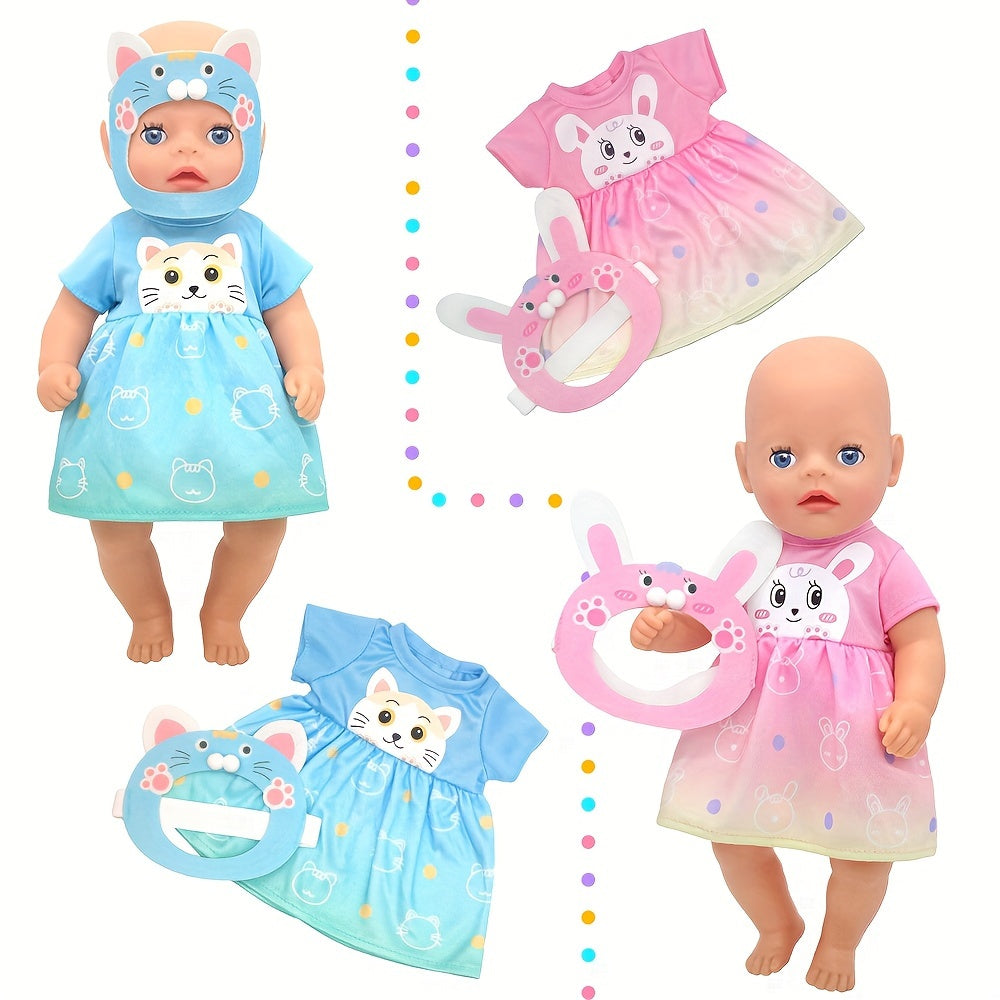 12-15 Inch Doll Dress Set for Recycled Dolls