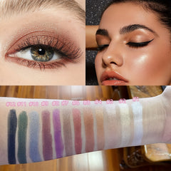 Long Lasting Matte & Shimmer Eyeshadow Pencil With Sponge Head