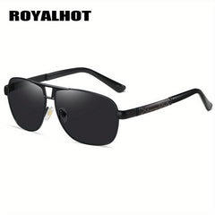 RoyalHot Men's Polarized Sunglasses Metal Frame Mixed Driving