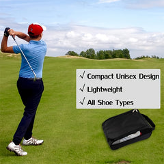 Golf Shoe Bag Zippered Ventilated Sports Travel Shoe Bag