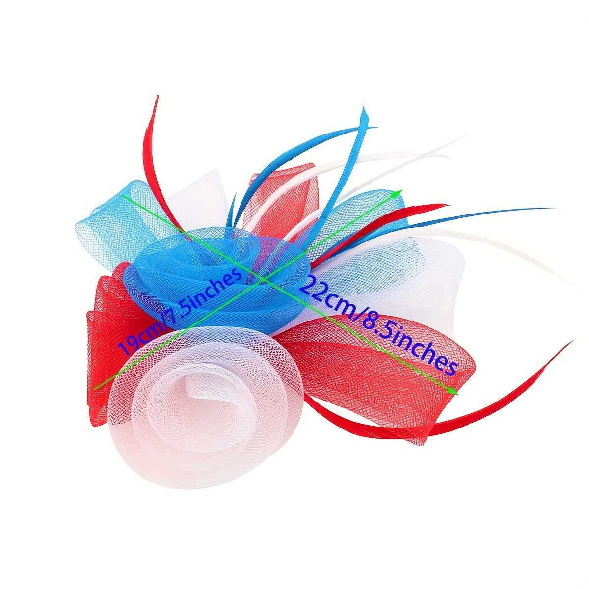 Feather American Flag Headwear Horse Racing Wedding Birthday Hair Accessories