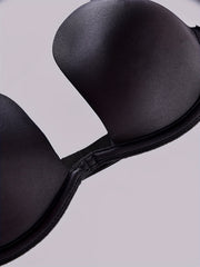 Solid Push Up Bra Comfy & Breathable Women's Lingerie