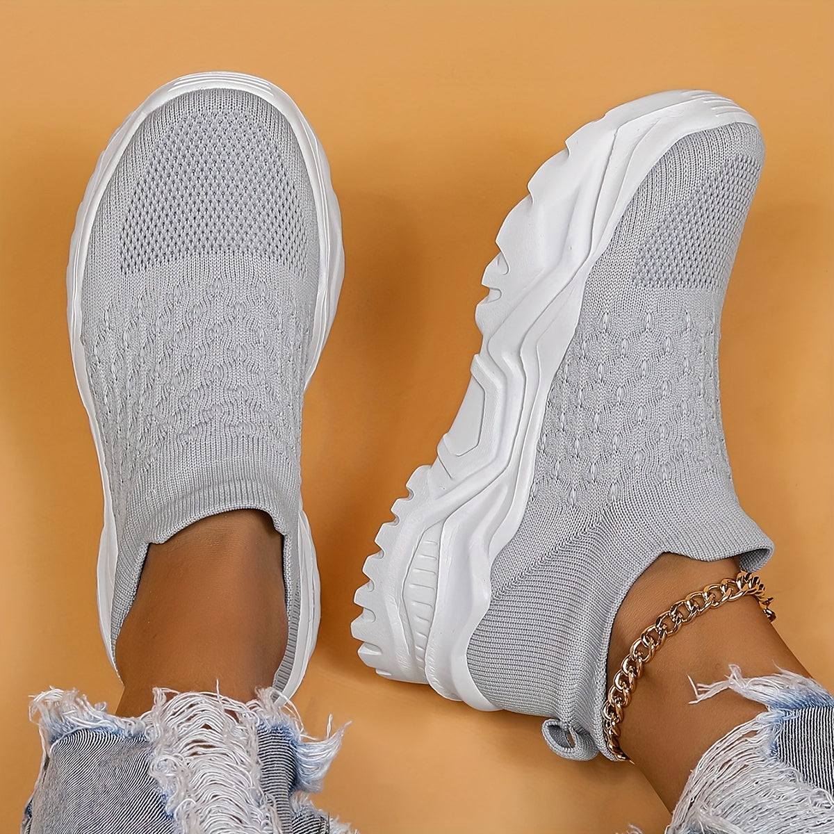 Women's Breathable Shockproof Running Shoes Non-slip Sneakers