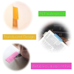 960 Pcs 5.08 Cm Sticky IDex Tabs Page Markers - 12 Colors