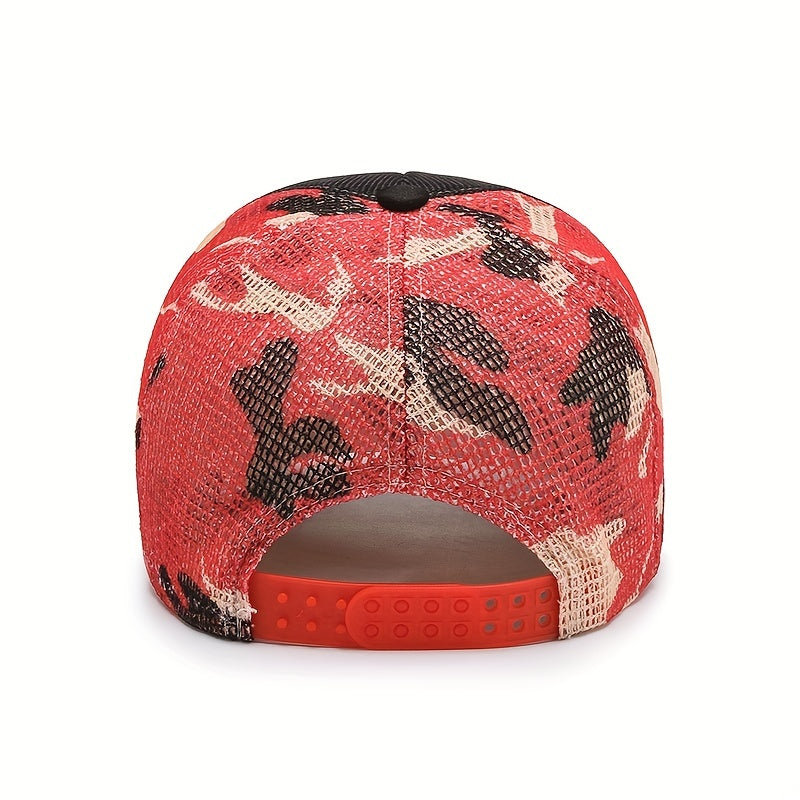 Men's Hip Hop Embroidered Baseball Cap Summer Mesh Couple Cap
