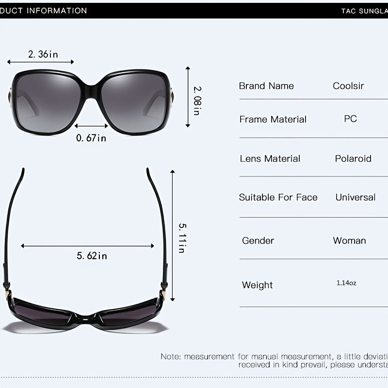 Vintage Polarized Sunglasses for Women - Sunscreen Glasses for Driving