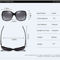 Vintage Polarized Sunglasses for Women - Sunscreen Glasses for Driving