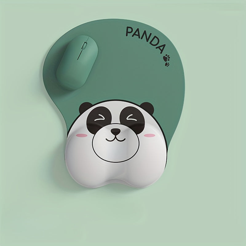 Panda Wrist Guard Mouse Pad Silicone Female 3d Wrist Pad Keyboard