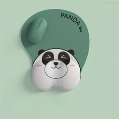 Panda Wrist Guard Mouse Pad Silicone Female 3d Wrist Pad Keyboard