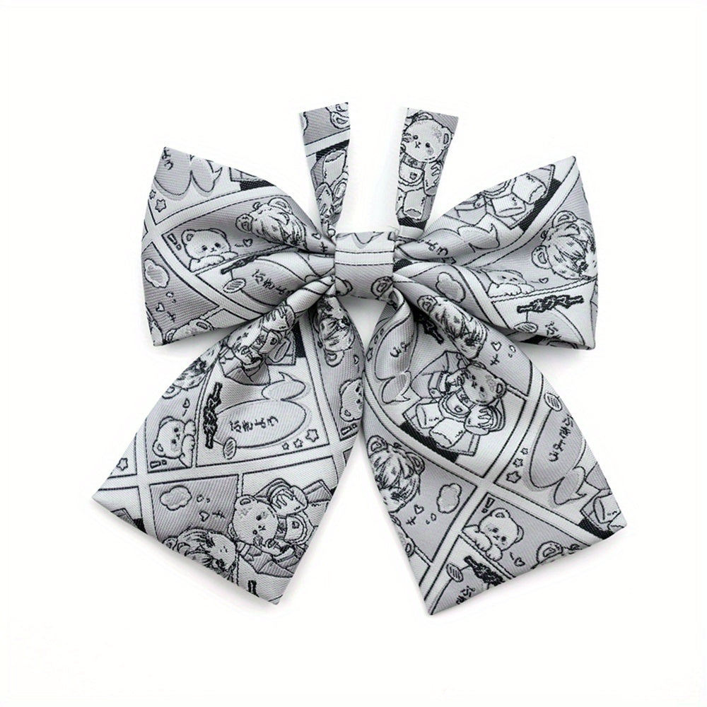 Cartoon Characters Jacquard Hand tied Tie for Men