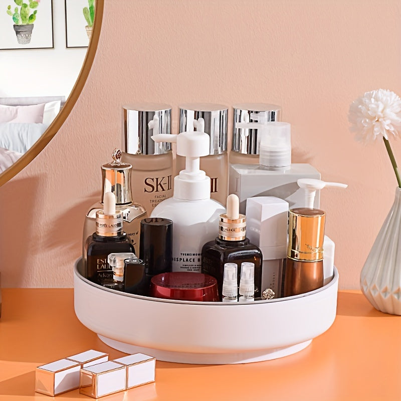 Rotating Makeup Organizer Spice Racks Turntable Kitchen Pantry Cabinet