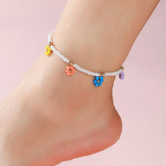 Colorful Flower Children's Anklet Gift Kids Accessories