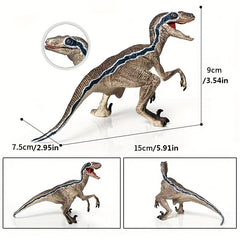 Dinosaur Model Set: T-Rex, Velociraptor, Pterosaur, Herbivorous Dinosaurs