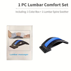 Adjustable Magnetic Back Stretcher with Cooling Sports Towel
