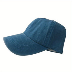 Retro Style Washed Denim Baseball Cap Snapback Hip Hop Outdoor Sports