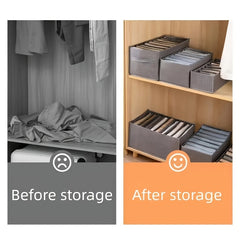 9 Grid Clothes Storage Box Underwear Pants Organizer