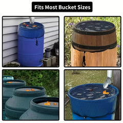 2pcs Outdoor Mesh Netting for Rain Barrels & Water Buckets