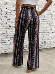 Wide Leg Pants Casual Paper Bag Waist Pants For Spring & Summer Women's Clothing